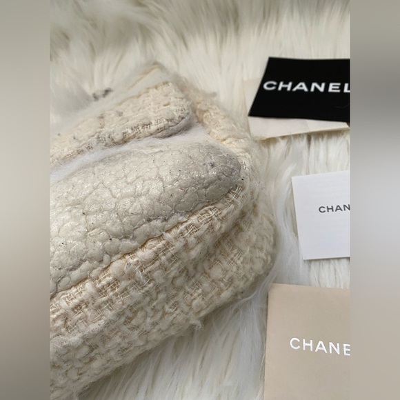 Chanel Patchwork Tweed Timeless Classic Rare with Chain Shoulder bag Authentic - Picture 6 of 17